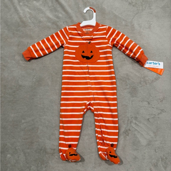 9m Carters pumpkin Halloween pjs - Picture 1 of 3